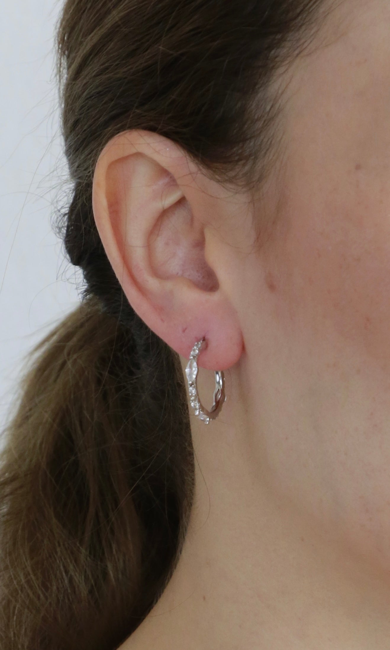 Front Hoop Earring