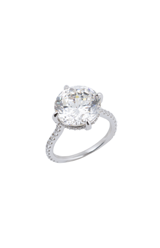 4 Moissanite Diamond Round Cut