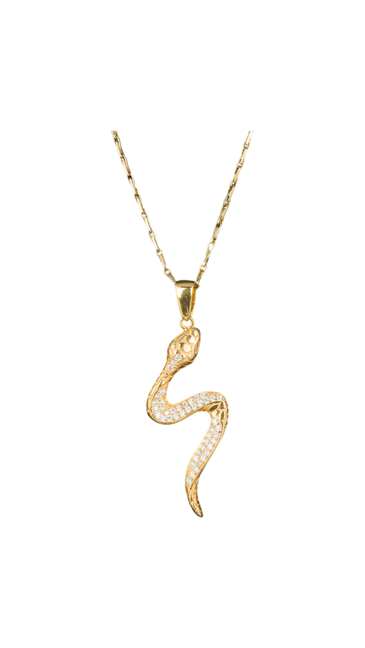 Snake Diamond Necklace