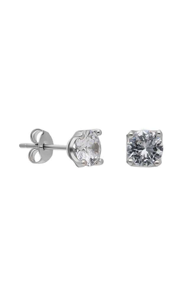 2CT Eternal Four Prong Diamond Küpe