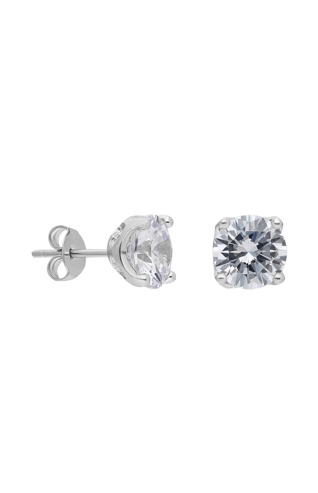 4CT Eternal Four Prong Diamond Küpe