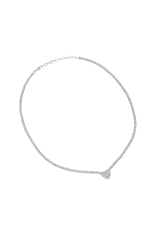 Heart Fiona Choker Kolye